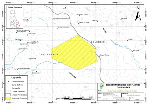 Mapa Proyecto Minero Andrea Mapa Proyecto Minero Andrea