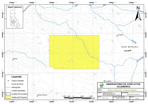 Mapa Proyecto Minero Castrejón Mapa Proyecto Minero Castrejón