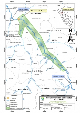 Mapa Proyecto Central Hidroeléctrica Veracruz Mapa Proyecto Central Hidroeléctrica Veracruz