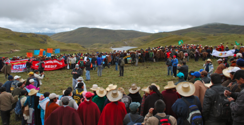 Conmemoración por el Día del Agua en las Lagunas de Conga