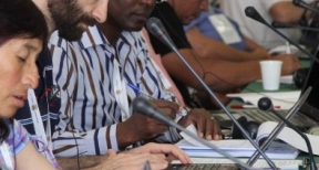 El padre Dário Bossi dio testimonio de los impactos de la minera Vale en el Amazonas. Foto: Kranwinkel Fermin Jovanny Santiago